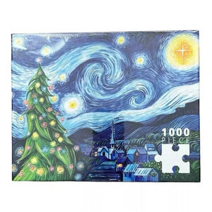 SILENT NIGHT, STARRY NIGHT 1000 pc Puzzle Allport Editions NEW-Sealed 26 x 19